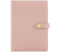 Classeur A5 esthétique avec 6 anneaux dorés - Planificateur rechargeable et robuste avec poches pour vous garder parfaitement organisé - Mini carnet avec fermeture magnétique fonctionne parfaitement