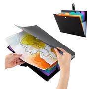 Classeur Accordéon,Classeur À Grande Capacité Avec Étiquettes Colorées | Dossier de Classement pour Archives,pour École Maison Voyage Étudiants