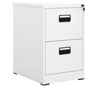 Classeur Anthracite 46x62x133 cm Acier Armoire Dossiers Fichiers Bureau vidaXL