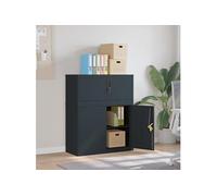 Vidaxl Classeur Anthracite 90x40x110 Cm Acier Gris
