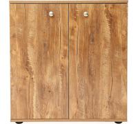 Classeur armoire de rangement Vandol mini blanc hauteur 74 cm