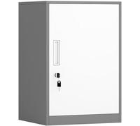 Classeur, Armoire De Rangement Verticale, avec Tiroirs Verrouillables, Tiroir Supérieur, Armoire Inférieure, Support D’imprimante, pour Bureau à Domicile, Curry White, 5 Drawers