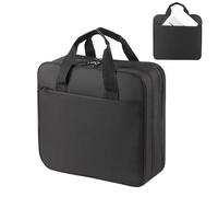 Classeur Avec Fermeture Éclair Capacité 500 Feuilles Imperméable,Classeur Zippé 3 Anneaux Poignée,Pour Documents Ordinateur Portable Cahier Étudiants Enseignant École Bureau Voyage