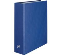 Classeur Balacron A4xl Dos 80mm 4 Anneaux En D Couverture Carte Rembordée En Pvc Bleu Marine
