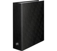 Classeur Balacron A4xl Dos 80mm 4 Anneaux En D Couverture Carte Rembordée En Pvc Noir