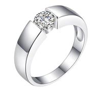 Classeur Bijoux Anneaux Couple Wedding Ring Live Closed Ring Wedding Props Anneau Classeurs Bagues (Gold, I)