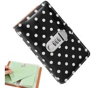 Classeur Budget 100 Enveloppes Cash Planificateur Portable | Avec Cadenas À Code 11,38 x 17,78 cm Défi Carnet D'Épargne Pour Atteindre Objectifs Financiers Gestion