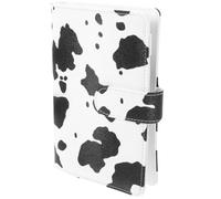 Classeur Budget A6 en Cuir Pu, Cahier à Anneaux Rechargeable