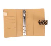 Classeur Budget A6 en Cuir Pu, Couverture Rechargeable pour Cahier