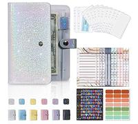 Classeur Budget A6 Francais, Agenda Budget Planner avec 12 Enveloppe Pochette Transparente, 12 Feuilles Budget, Carnet Classeurs à Anneaux pour Économiser Organisateur Classeur Bristol Cahier, Argent