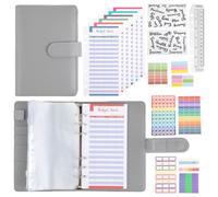 Classeur Budget - Budget Planner Français, Avec 8 Pochettes De Rangement Et 12 Feuilles Budgétaires, Réutilisable Et Durable, Idéal Pour La Gestion Des Finances, Économies Et Organisation Du Foyer