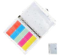Classeur Budgétaire A6 Blanc Pvc Amovible pour Espèces