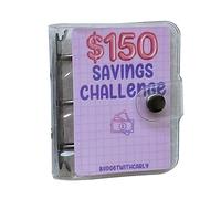 Classeur budgétaire miniature 5 styles - Défi d'économie de 150/300/1000 $ - Pour économiser de l'argent - Classeur budgétaire