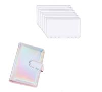 Classeur Cahier A6 Avec 8 Pochettes 6 Trous Multicolore