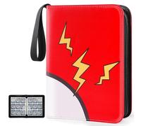 Classeur Carte 900 Cartes, Album Carte Pokemon à Collectionner, Livre Carte en Cuir Fermeture éclair, 50 Pages