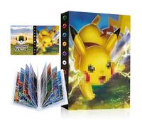 Classeur Carte, Album Carte à Collectionner, 4 Poche Album Porte Carte, Livre Rangement Carte Carnet, 30 Pages Capacité de 240 Carte