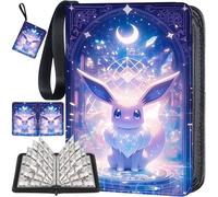 Classeur Carte Capacité de 50 Pages de 900 Cartes, Pochette Album Classeur Carte One Piece, Range Porte Cartes Portable Étanche, pour Collecter et Échanger Violet
