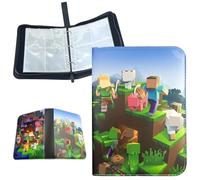 Classeur Carte, Classeur Carte Album, 4 Pochettes Classeur de Pièces 50 Pages 400 Album de Cartes, Organisateur de Cartes, Cadeau pour les Garçons et les Filles