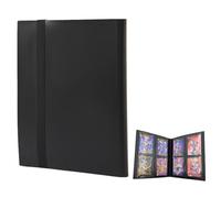 Classeur carte pokemon, 160 Pochette Carte pour Cartes à Collectionner, Livre, Album Classeur étanche Jeu de Rangement Collection, Étanche Jeu de Farde Carte, Sangle Elastique Empêche