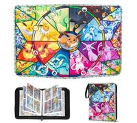 Classeur Carte Pokemon,50 Pages Classeur Carte,400 Poches Cartes Album Porte Cartes,Portable Imperméable Album de Collection pour Cartes,Un Cadeau Les garçons et Les Filles (YB400)