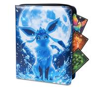 Classeur Carte Pokemon 900 Cartes + Tapis De Jeux Iclus - Porte Cartes avec 50 pochettes - Organisateur De Cartes Imperméable - Topleader Compatible Avec Tcg - Protege Carte Pokémon