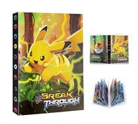 Classeur Carte Pokemon, Album Carte 4 Poche, Album Porte Carte à Collectionner, Livre Cartes, 30 Pages Capacité de 240