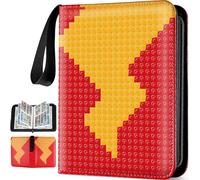 Classeur Carte Pokemon, Album Carte à Collectionner, Livre Carte en cuir Imperméable Fermeture éclair, 55 Pages Capacité de 440 Cartes