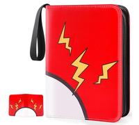 Classeur Carte Pokemon, Album Carte à Collectionner, Portable Livre Carte en Cuir Fermeture éclair, 60 Pages Capacité de 480 Cartes