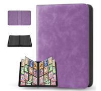 Classeur Cartes, Album pour Cartes à Collectionner, Classeur pour Cartes à Collectionner, 30 Pages Capacité de 540 Cartes, Deux Côtés Album Classeur pour Carte, 9 Côtés pour MTG, Sports, TCG (B)