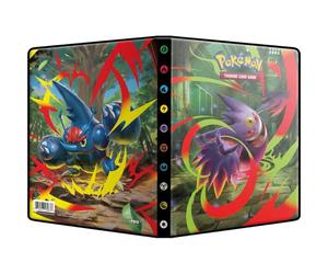 Classeur cartes Pokémon EV 12 Cahier 3 anneaux 80 cartes Gengar & Heracross Jaune