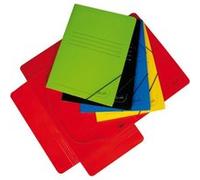 Classeur carton assort. Plastifié A4 à élastique r G