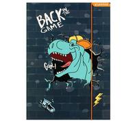 Classeur couleur A4 dinosaure avec élastique pour enfants STARPAK