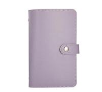 Classeur d ' enveloppes de trésorerie avec pochettes, Purple | Sections d ' onglet désignées pour les informations sur les économies, pochettes zippées transparentes pour l ' argent