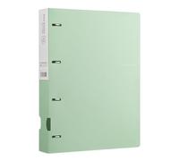 Classeur d'archives A4, portable, à 4 anneaux, pour l'école, le bureau, la maison et les voyages, convient aux enfants, adultes, enseignants et étudiants (vert menthe)