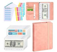 Classeur d'argent en espèces avec enveloppe d'argent - Classeur d'argent pour livres bon marché étanche, collecteur d'argent pour la maison | Classeur de budget monétaire