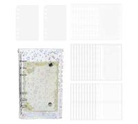 Classeur d'autocollants, fermeture à verrouillage - Carnet d'autocollants - Pour cartes dessinées à la main, photos, filles, étudiants, adolescents, voyages, école, dortoir, chambre à coucher