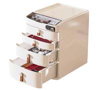 Classeur De Bureau avec Serrure À Combinaison - Organiseur De Documents A4 Grande Capacité avec Tiroirs pour Le Bureau, L'école Et Les Documents Financiers(4-Layers)