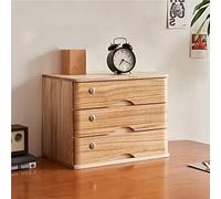 Classeur de bureau en bois avec tiroirs verrouillables pour l'organisation de la maison et du bureau, solution de rangement de bureau à 4 niveaux avec armoire de données pour une organisation facile