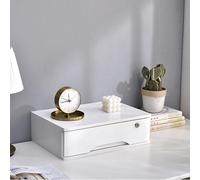 Classeur de bureau en bois massif - Rangement rustique pour bureau/maison/école 1/2/3/4 tiroirs verrouillables pour boîte de classement en bois