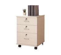 Classeur de bureau mobile avec tiroirs Beige pour ranger et gérer efficacement les papiers, idéal pour la maison et le bureau