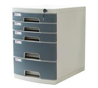 Classeur de bureau multicouche - Rangement sécurisé en plastique avec tiroirs pour documents et fournitures de bureau, parfait pour la classification et la nification des fichiers