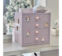 Classeur de bureau verrouillable à 4 couches - Système de classement multi-tiroirs pour bureau et maison Solution de stockage de données sécurisée pour documents et fournitures