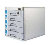 Classeur De Bureau Verrouillable avec Tiroirs - Organiseur De Rangement Format Lettre A4 3/5/7 Couches pour Documents Bureau Dossiers Fournitures, Maison/Lieu Travail(5-Layers)