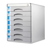 Classeur De Bureau Verrouillable avec Tiroirs - Organiseur De Rangement Format Lettre A4 3/5/7 Couches pour Documents Bureau Dossiers Fournitures, Maison/Lieu Travail(7-Layers)