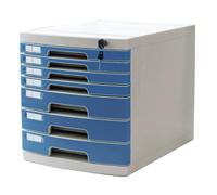 Classeur De Bureau Verrouillable Multi-Niveaux Tiroirs De Rangement Sécurisés pour Le Bureau, La Maison, L'école, Petit Classeur pour Classement Documents Format A4(7-layersA)