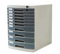 Classeur De Bureau Verrouillable Multicouche Tiroirs De Rangement Sécurisés pour Le Bureau Maison L'école, Petit Classeur pour Classement Documents Format Lettre/A4(10-layersB)