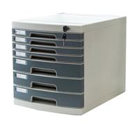 Classeur de bureau verrouillable multifonction en plastique pour documents de bureau, armoire de classement compacte avec tiroirs verrouillables pour une organisation efficace et des solutions