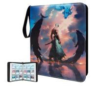 Classeur de cartes à collectionner pour cartes Zoro, 9 poches avec 60 pochettes jusqu'à 1080 cartes, classeur de cartes JCC en une seule pièce, sac de rangement étanche avec pochettes, une pièce Zoro