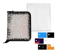 Classeur de cartes photo | 4 poches de grande capacité transparent et portable, classeur de cartes de baseball, pour enfants, rassemblements en plein air, baseball, football, basket-ball, hockey