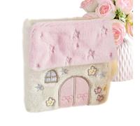 Classeur de cartes photo - Album d'affichage en peluche avec 20 pages intérieures | Livre de rangement de cartes photo | Pour collectionneurs, grands autocollants photo de 7,6 cm, fans d'entreprise et